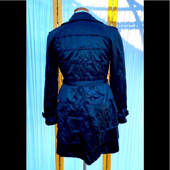 INTERNATIONAL CONCEPTS LIGHTWEIGHT LONG-LINED BELTED SILKY JACKET - Picture 3 of 10